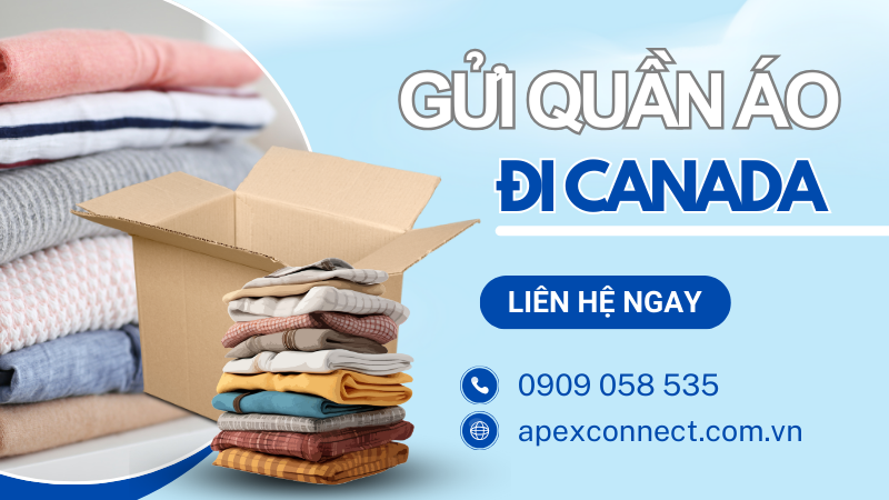 Gửi quần áo đi Canada